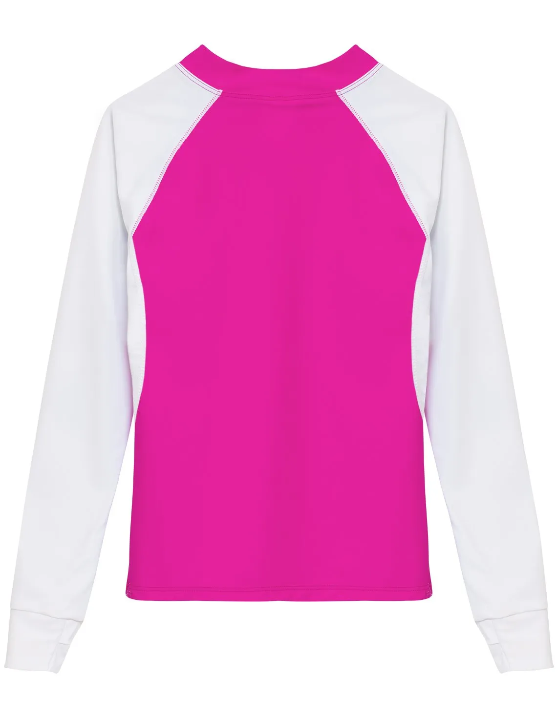 Women's Snorkel Caribbean Fish ID Rash Guard - Fuchsia
