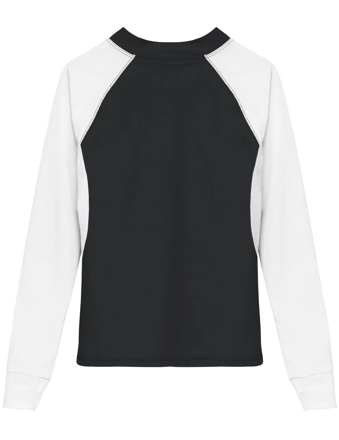 Women's Snorkel Hawaii Fish ID Rash Guard - Black