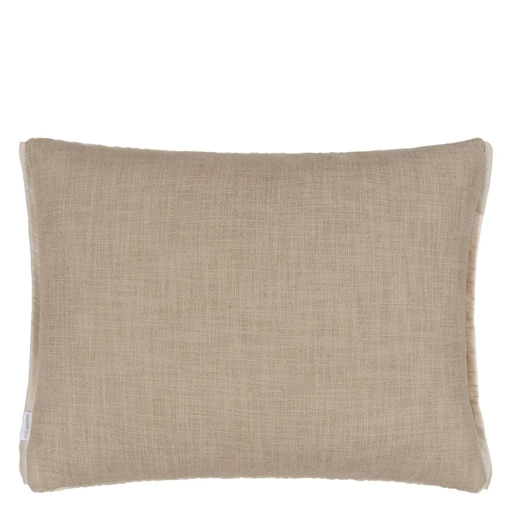 Woven Linen Velvet Pillow