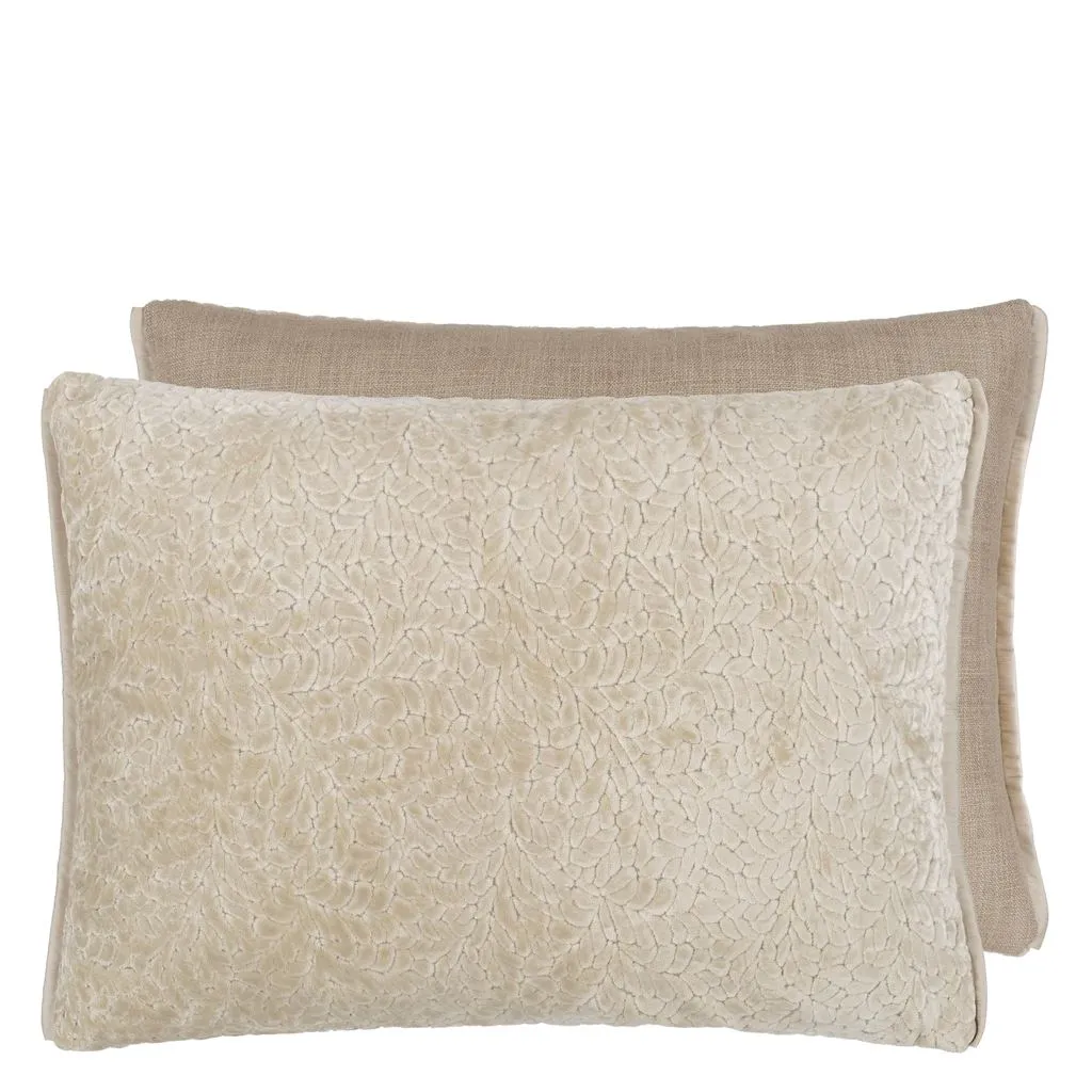 Woven Linen Velvet Pillow
